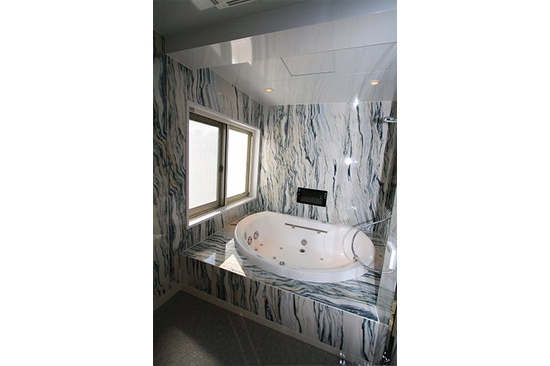 浴槽は、TOTO社製の「スーパーエクセレントバス」です。ジェットバス＆ブロー機能付きです。