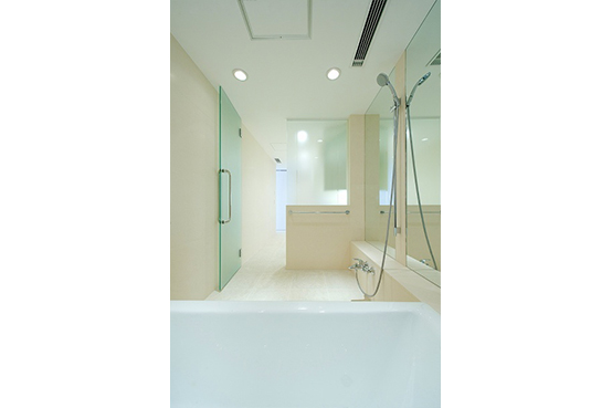 フロストガラスがすっきりと綺麗です。