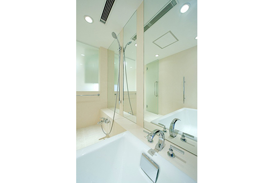 フロストガラスの枠が見えないとこんなにすっきりします。