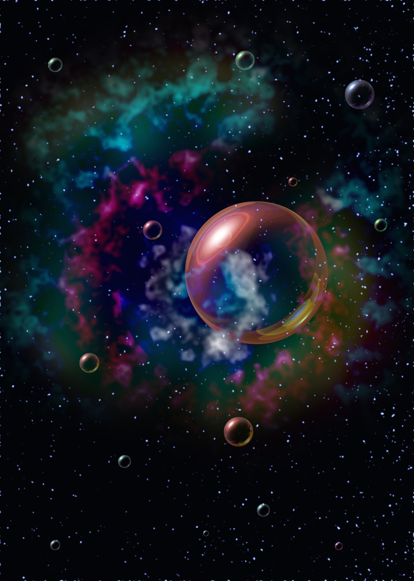 宇宙空間のバスルーム