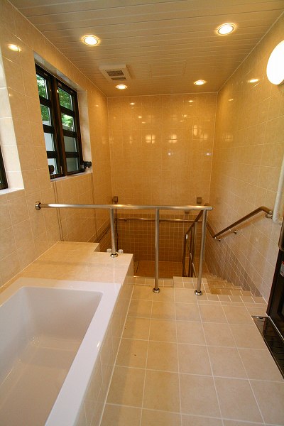 運動のできるバスルーム