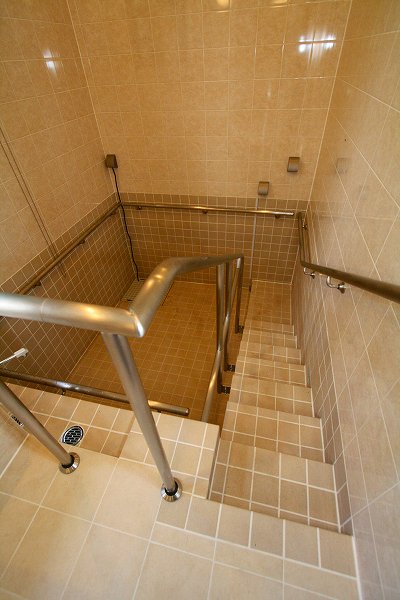 運動のできるバスルーム