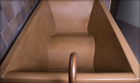 ユニークなバスタブ