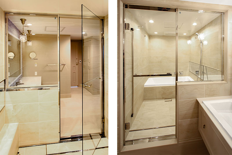 地上30階のエレガントなバスルーム 東京佃のタワーマンションリフォーム