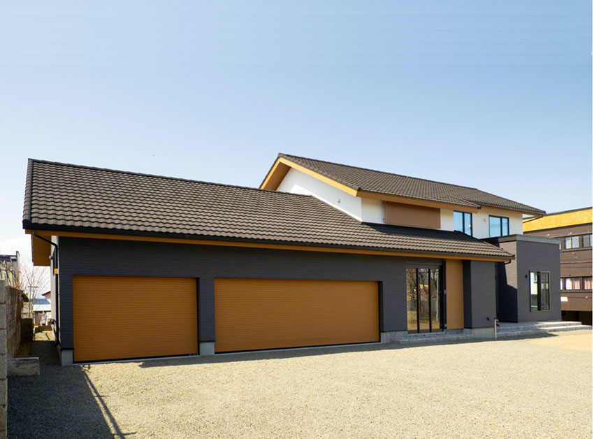 北の国の純和風バスルーム