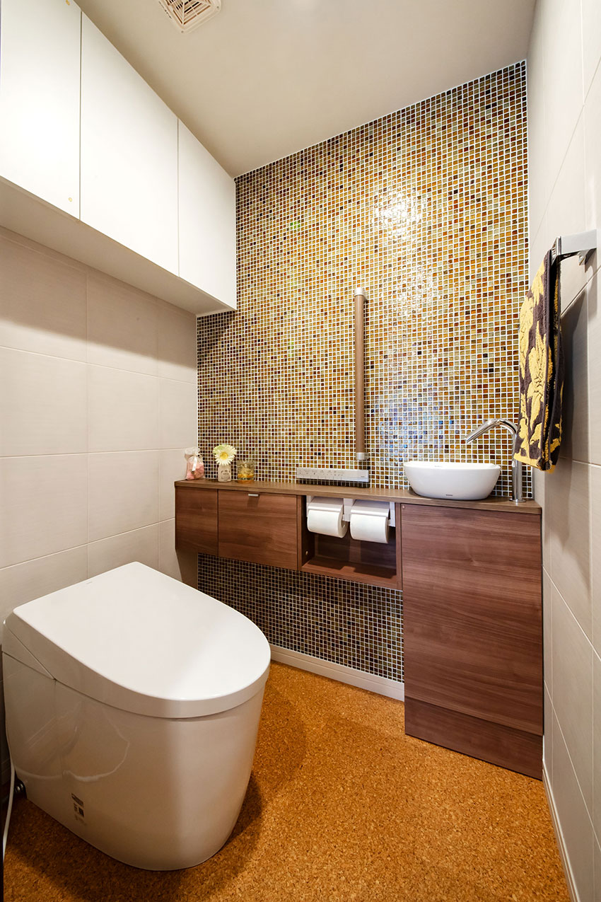 オーダーメイド洗面化粧台とTOTOシステムバスで創り上げた総合リフォーム