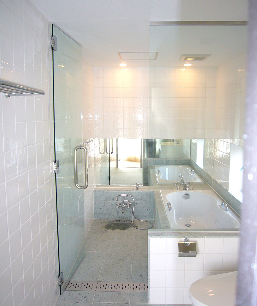 その他 マンション フレームレスガラスドア施工事例