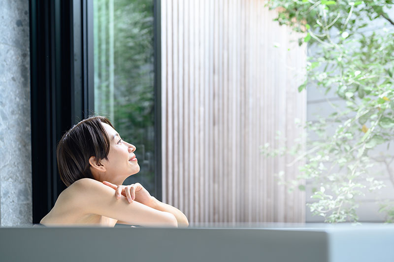 大人の女性のための究極バスルーム