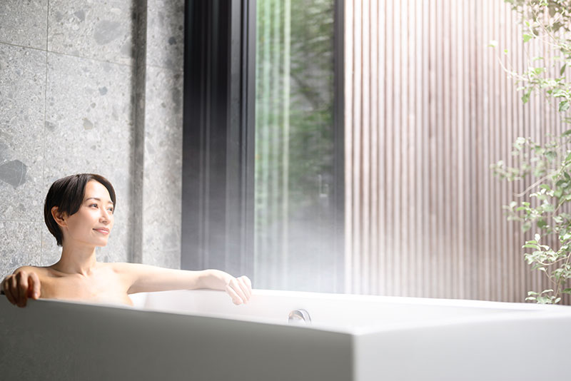 大人の女性のための究極バスルーム