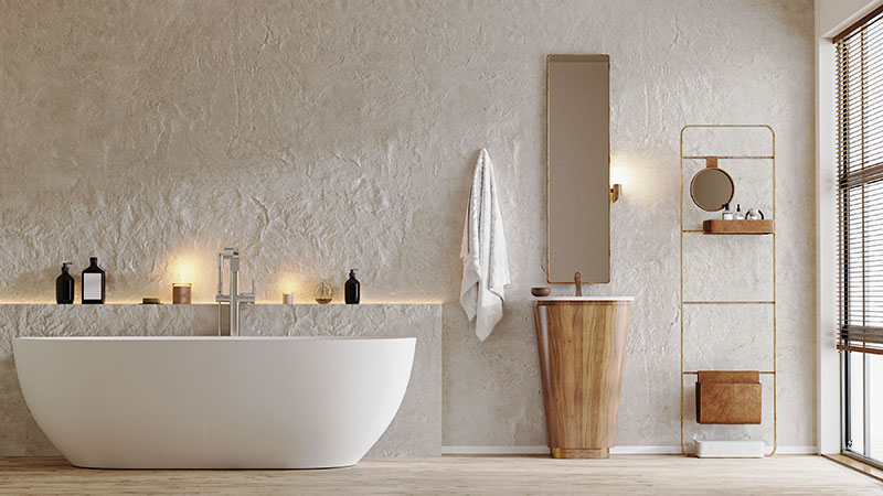 大人の女性のための究極バスルーム